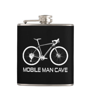 Mobiel Man grotfiets Heupfles