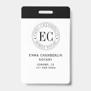 Mobiel Notarisch Openbaar Badge