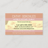 Mobiel Notarisch Openbaar Visitekaartje (Voorkant)