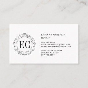 Mobiel Notarisch Openbaar Visitekaartje