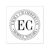 Mobiel Notarisch Openbaar Zelfinktende Stempel (Design)