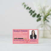 Mobiel Noteerbaar Openbaar  Foto Business C Visitekaartje (Staand voorkant)