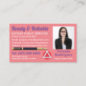 Mobiel Noteerbaar Openbaar  Foto Business C Visitekaartje (Voorkant)