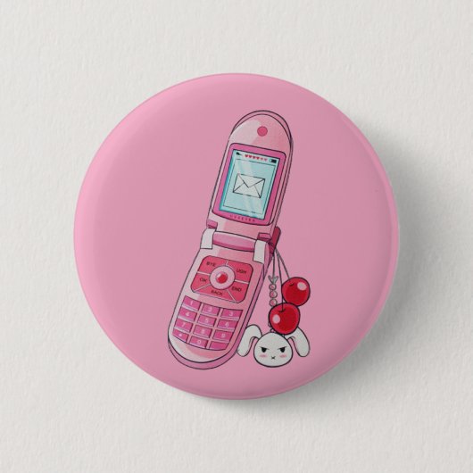 Mobiel Ronde Button 5,7 Cm (Voorkant)