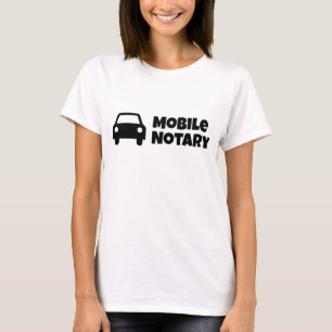 Mobiel symbool voor notaris t-shirt
