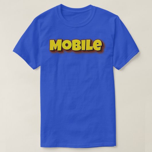 Mobiel T-shirt (Design voorkant)