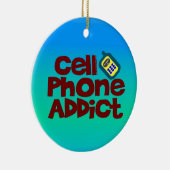 Mobiel telefoonadvies keramisch ornament (Rechts)