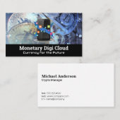 Mobiele Apps Logo | Crypto-valuta Visitekaartje (Voorkant / Achterkant)