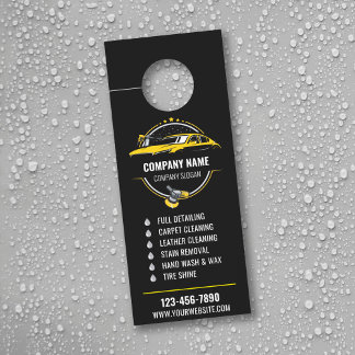 Mobiele Auto Detailing Deurhanger, Auto Detail Was
