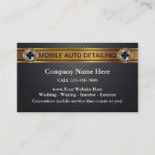 Mobiele auto detailing Visitekaartjes (Voorkant)