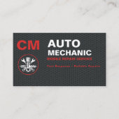 Mobiele Auto Mechanic Auto Reparatie Services Visitekaartje (Voorkant)