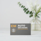 Mobiele Autoreparatie & Auto Technicus Service Visitekaartje (Staand voorkant)