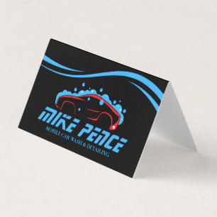 Mobiele Autowas Autodetailing Drukwas Visitekaartjes