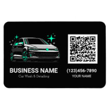 Mobiele autowas & detailing aangepaste QR-code