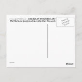 Mobiele gaspomp briefkaart (Achterkant)