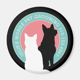 Mobiele huisdierverzorger voor kat en hond magneet