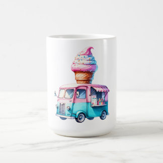 mobiele ijsauto koffiemok