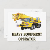 MOBIELE KRANE BRIEFKAART (Voorkant / Achterkant)