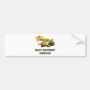 MOBIELE KRANE BUMPERSTICKER