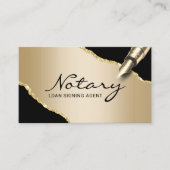 Mobiele luidspreker Modern Black en Gold Visitekaartje (Voorkant)