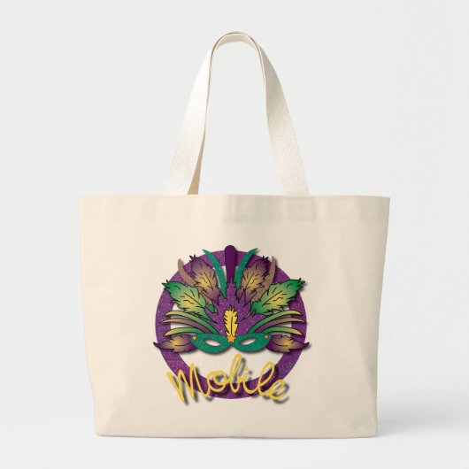 Mobiele maskerzak grote tote bag (Voorkant)