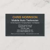 Mobiele Mechanische Auto Reparatie Afspraakkaart Afsprakenkaartje (Achterkant)