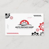 Mobiele monteur, auto reparatie, auto reparatie, b visitekaartje (Voorkant)