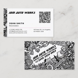 Mobiele monteur, Auto reparatie, Autoreparatie, Be Visitekaartje
