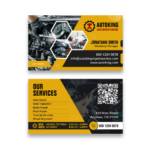 Mobiele monteur, Auto reparatie, Autoreparatie, Be Visitekaartje