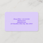 Mobiele nageltechnologie visitekaartje (Achterkant)