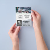 Mobiele Notaris & de Handtekenaar van de Lening Pr Flyer (Hand)