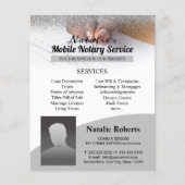 Mobiele Notaris & de Ondertekening van de Lening Z Flyer (Voorkant)