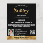 Mobiele notaris & Lening Signing Agent QR Code Fot Flyer (Voorkant)