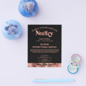 Mobiele notaris & Lening Signing Agent Roos Gold P Flyer (Enkel)