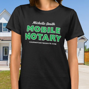 Mobiele Notaris Leningondertekeningsagent Aangepas T-shirt