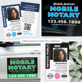 Mobiele Notaris Openbare Groene Marine Bewerkbare  T-shirt