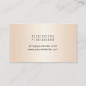 Mobiele notaris public gden Signing Pen ivory Visitekaartje (Achterkant)