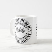 Mobiele notaris Signing Agent Mok (Voorkant links)