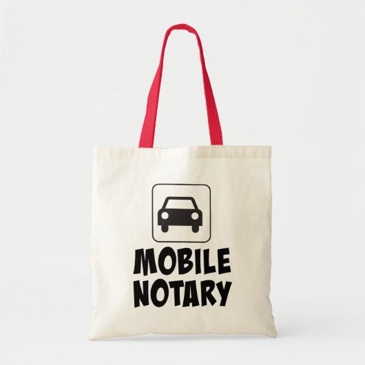 Mobiele notaris tote bag (Voorkant)