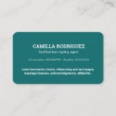 Mobiele notaris visitekaartje (Achterkant)