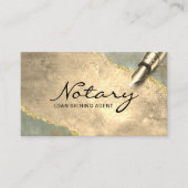 Mobiele Notarisagent  Gold & Bronze Visitekaartje (Voorkant)