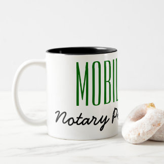 Mobiele Notarische openbare pen, Tweekleurige Koffiemok
