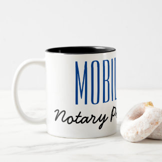 Mobiele Notarische openbare pen, Tweekleurige Koffiemok