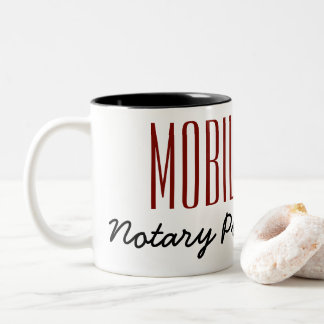 Mobiele Notarische openbare pen, Tweekleurige Koffiemok