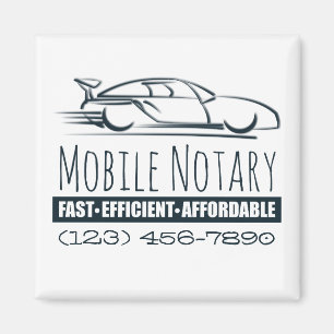Mobiele Notarische Snelle Auto met het Aantal van Magneet