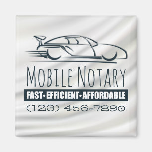 Mobiele Notarische Snelle Auto met het Aantal van  Magneet