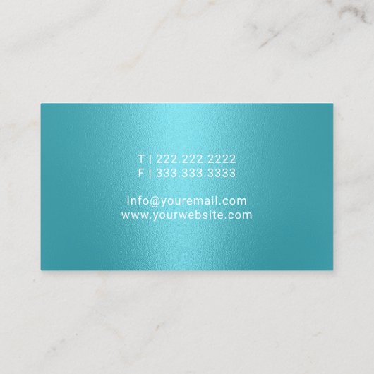 Mobiele Noteerbare Openbare Golden Signing Pen Tur Visitekaartje (Achterkant)