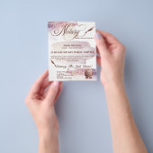 Mobiele Noteermachine en Lijntekenaar Blush Pink F Flyer (Hand)