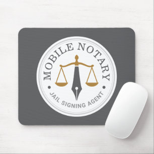 Mobiele Openbare Notaris Aangepaste Juridische Ond Muismat