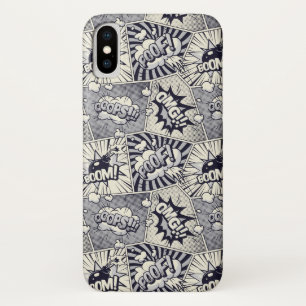Mobiele Pop van stripverhaal iPhone X Hoesje